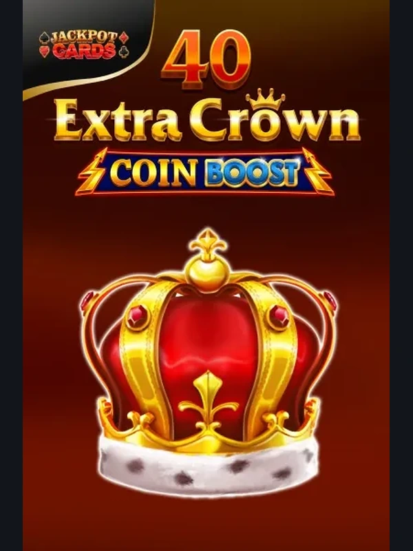 40 Extra Crown Coin Boost jackpot game at Betinia Casino