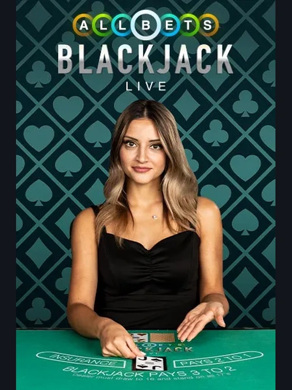 All Bets Blackjack live game at Betinia Casino