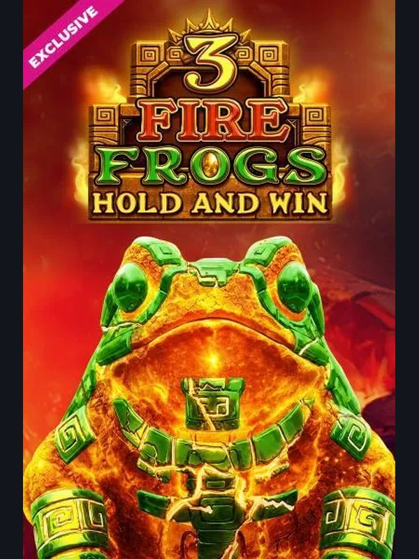 3 Fire Frogs Hold and Win slot at Betinia Casino
