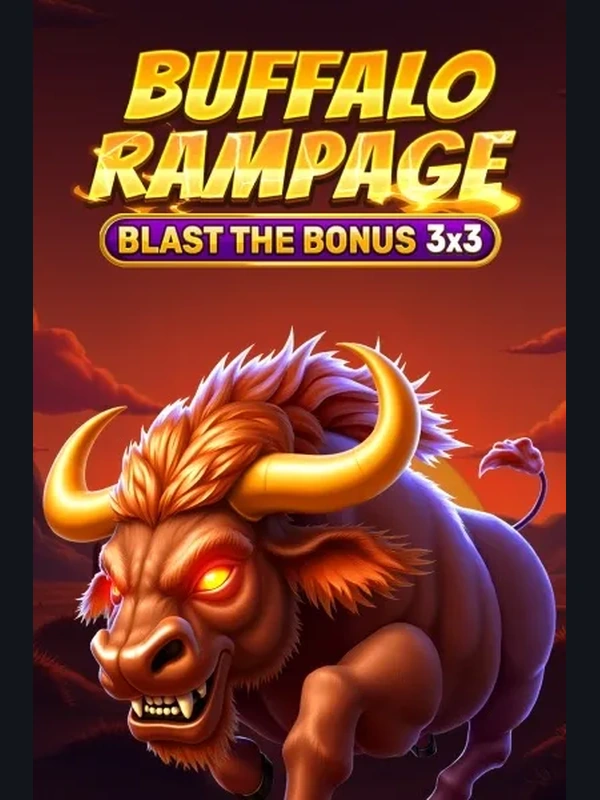 Buffalo Rampage Blast the Bonus 3x3 slot at Betinia Casino